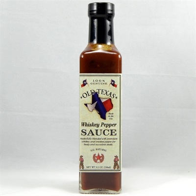 Old Texas Whisky pepper steak sauce