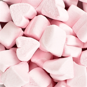 Marshmallow hjerter - Bulk