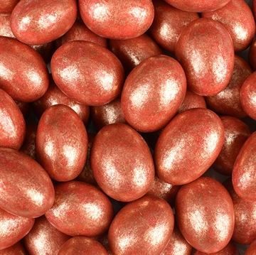 Mandel dragee - Rød - Mørk sjokolade