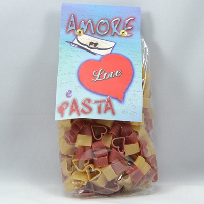 Pasta hjerter m/ tomat