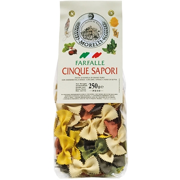 Pasta Farfalle (Sløyfer) i 5 farger