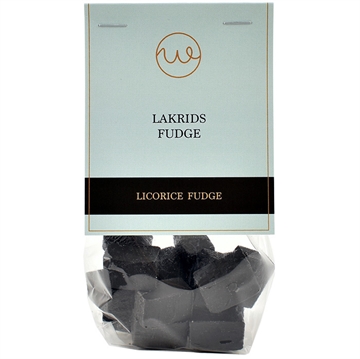 Lakrisfudge i pose m/ top