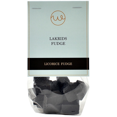Lakrisfudge i pose m/ top