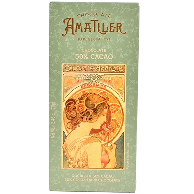 Amatller 50% sjokolade - 70g
