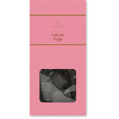 Lakris fudge i eske