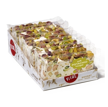Nougat slice - Mandel og pistasj